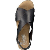 Rieker Damen Sandalette schwarz