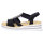 Rieker Damen Keil Sandalette schwarz