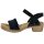 Rieker Damen Sandalette blau