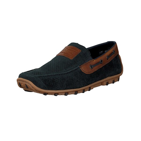 Rieker Herren Slipper blau