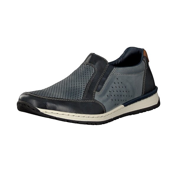 Rieker Herren Slipper blau