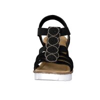 Rieker Damen Sandalette schwarz
