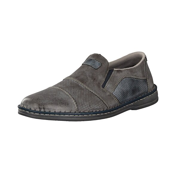 Rieker Herren Slipper grau