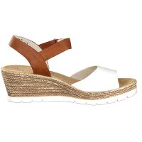 Rieker Damen Sandalette wei&szlig;