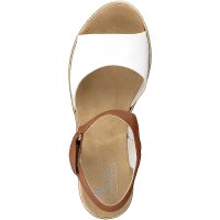 Rieker Damen Sandalette wei&szlig;