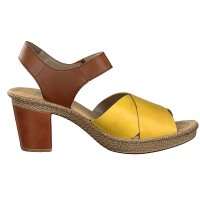 Rieker Damen Sandalette gelb