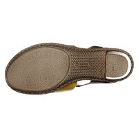 Rieker Damen Sandalette gelb