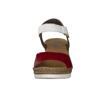 Rieker Damen Sandalette rot