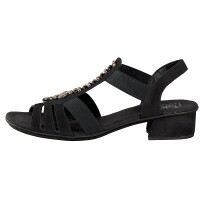 Rieker Damen Sandalette schwarz