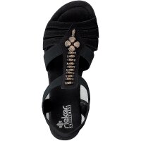 Rieker Damen Sandalette schwarz
