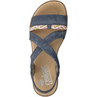Rieker Damen Sandale blau