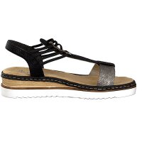 Rieker Damen Sandale schwarz