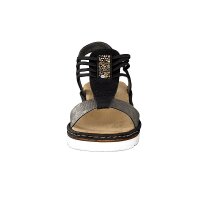 Rieker Damen Sandale schwarz