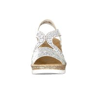 Rieker Damen Sandalette wei&szlig;