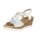 Rieker Damen Sandalette wei&szlig;
