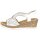 Rieker Damen Sandalette wei&szlig;