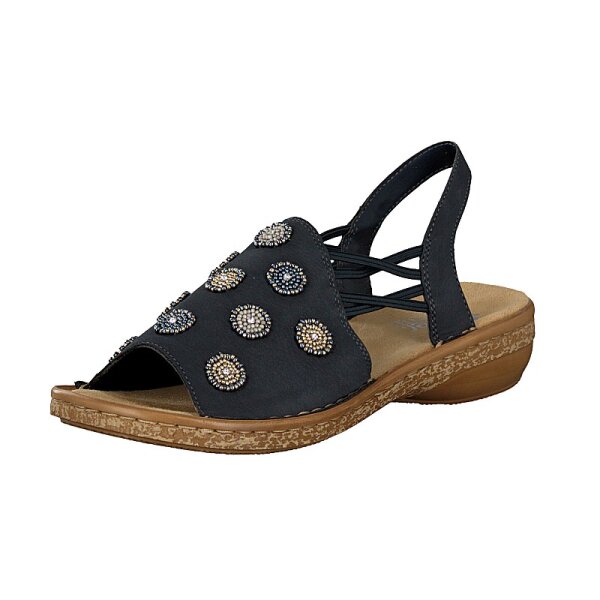 Rieker Damen Sandale blau
