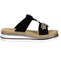 Rieker Damen Pantolette schwarz