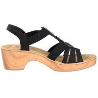 Rieker Damen Sandalette schwarz