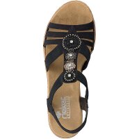 Rieker Damen Sandalette schwarz