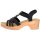 Rieker Damen Sandalette schwarz