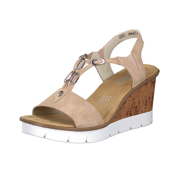 Rieker Damen Sandalette rosa