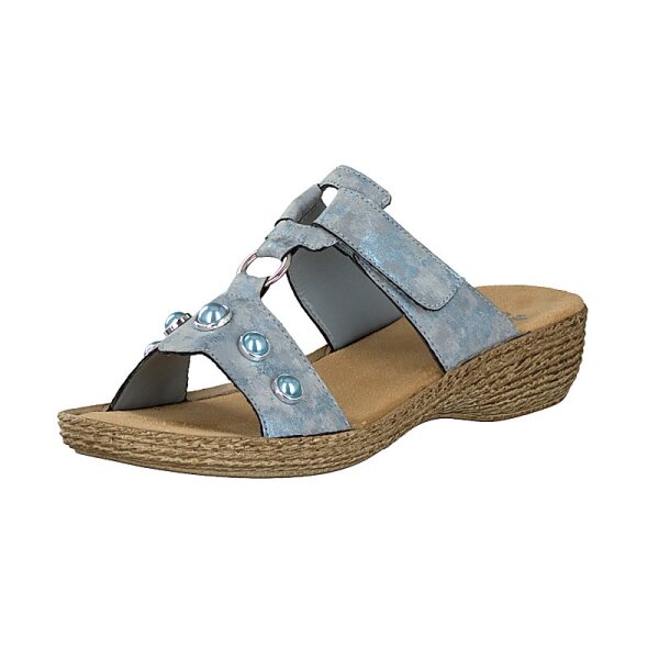 Rieker Damen Pantolette blau