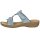 Rieker Damen Pantolette blau