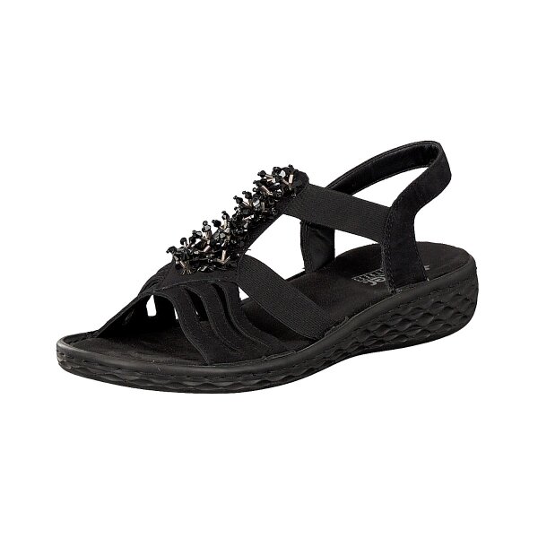 Rieker Damen Sandale schwarz