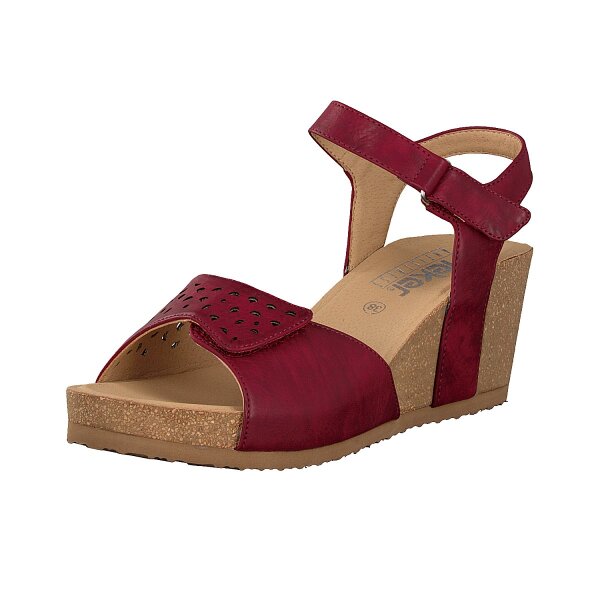 Rieker Damen Sandalette rot