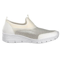 Rieker Damen Slipper wei&szlig;