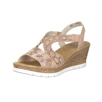 Rieker Damen Sandalette rosa