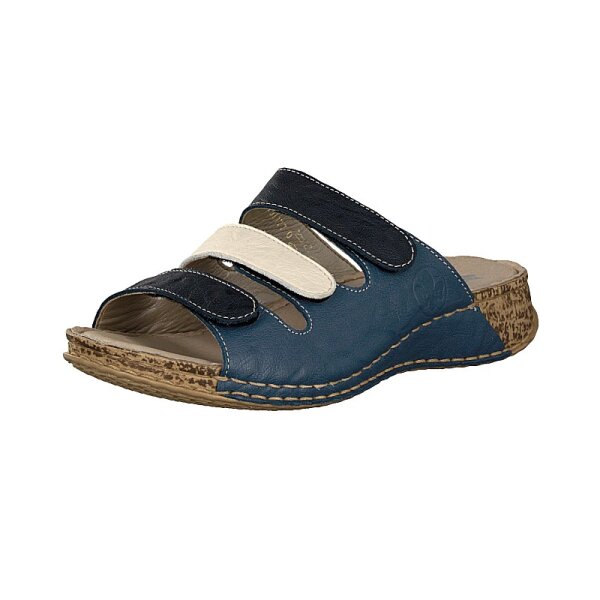 Rieker Damen Pantolette blau
