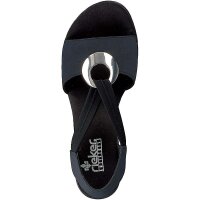 Rieker Damen Sandalette blau