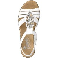 Rieker Damen Sandalette wei&szlig;