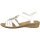 Rieker Damen Sandalette wei&szlig;