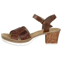 Rieker Damen Sandalette braun