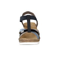 Rieker Damen Sandalette blau