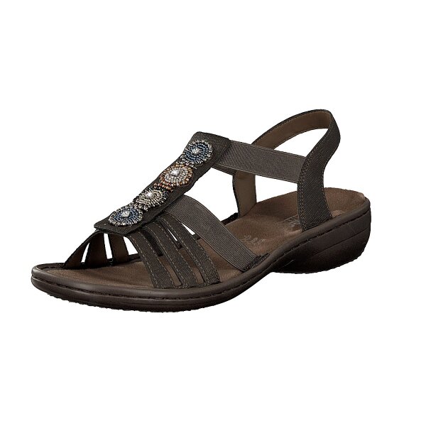 Rieker Damen Sandale grau
