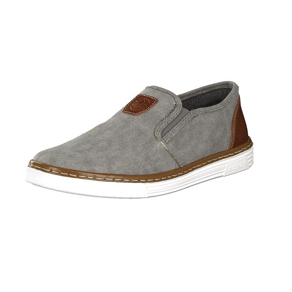 Rieker Herren Slipper grau