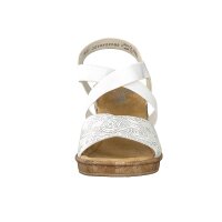 Rieker Damen Sandalette wei&szlig;