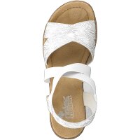 Rieker Damen Sandalette wei&szlig;