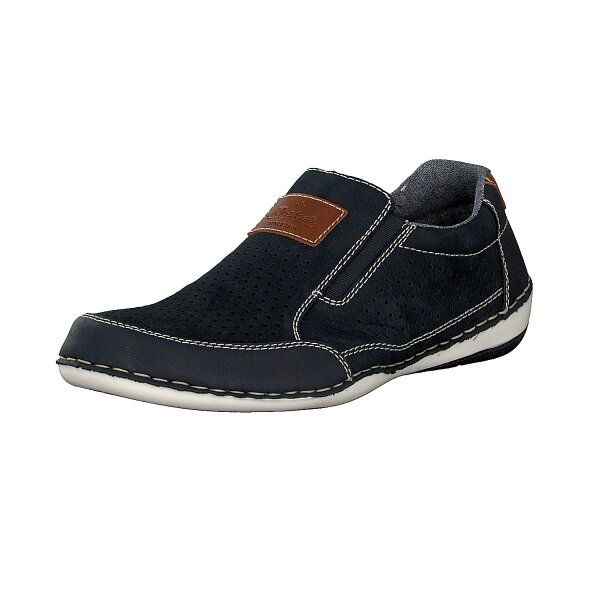 Rieker Herren Slipper blau