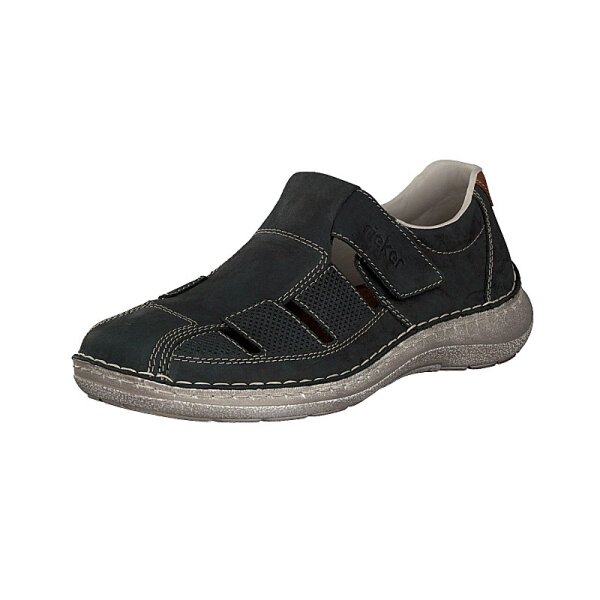 Rieker Herren Slipper blau