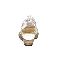 Rieker Damen Sandalette wei&szlig;