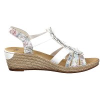 Rieker Damen Sandalette wei&szlig;