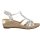 Rieker Damen Sandalette wei&szlig;