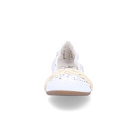 Rieker Damen Ballerina wei&szlig;