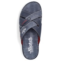 Rieker Herren Pantolette blau