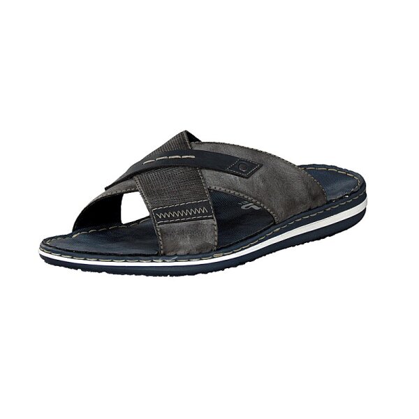 Rieker Herren Pantolette grau